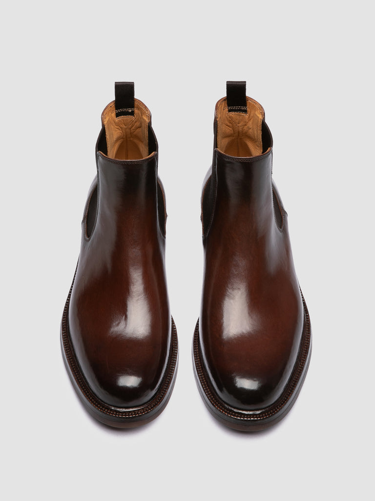 ASTON FLEXI 004 - Brown Leather Chelsea Boots