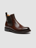 ASTON FLEXI 004 - Brown Leather Chelsea Boots - thumb image 3,side view