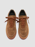 ASSET 001 - Sneakers in Pelle Scamosciata Marrone - thumb image 2,side view