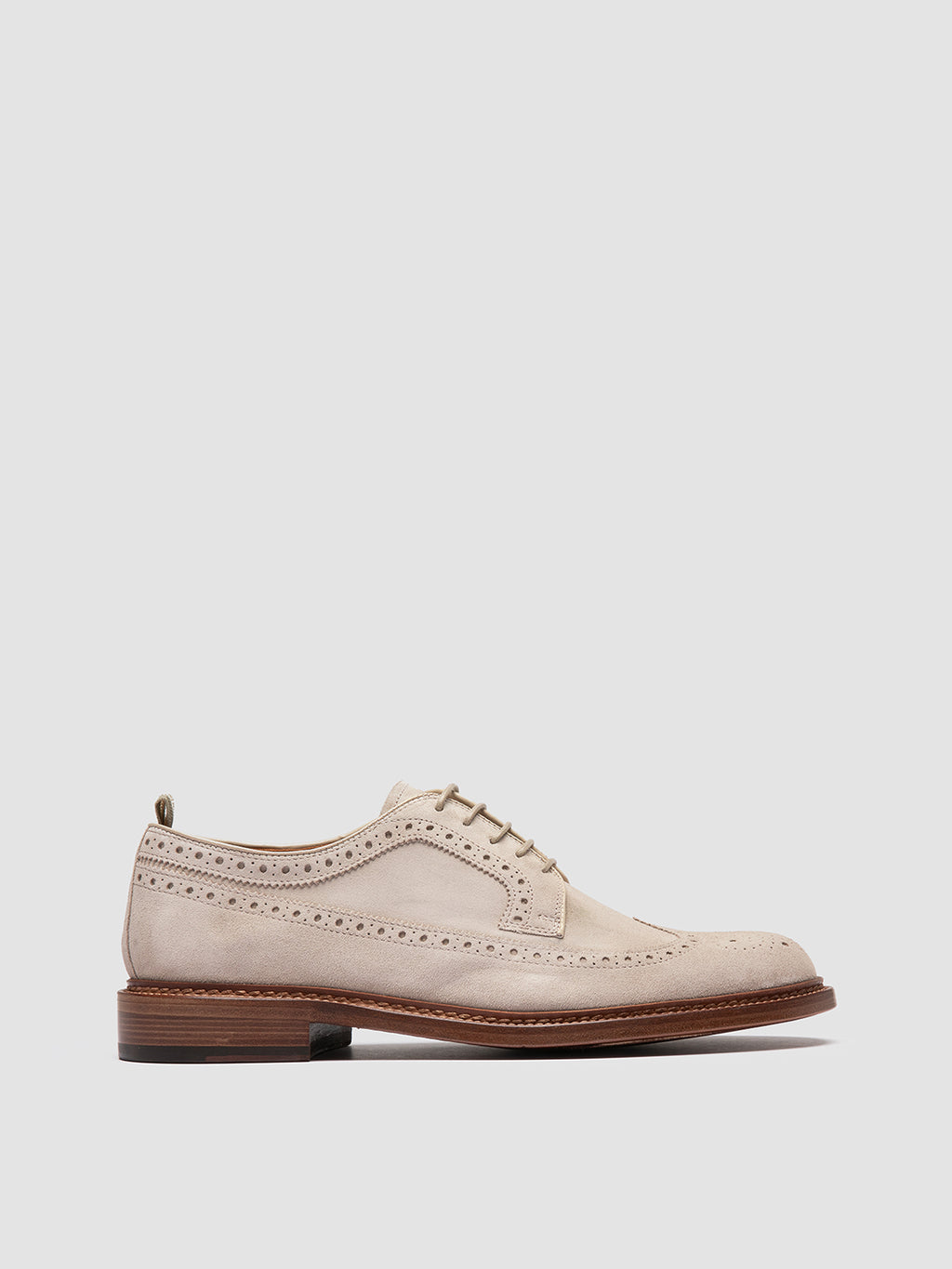 ASTON 003 - Derby in Pelle Scamosciata Beige