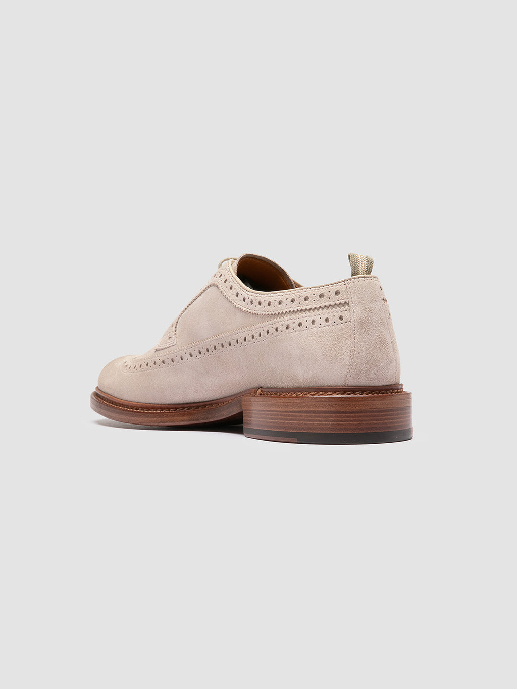 ASTON 003 - Derby in Pelle Scamosciata Beige