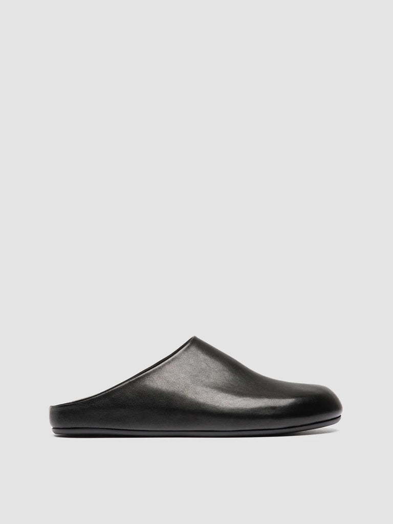 BABOUCHE 001 - Sandali Mule in Pelle Nera