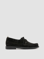 BALFRON FLEXI - 003 Scarpe da Barca in Pelle Scamosciata Nera