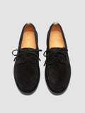 BALFRON FLEXI - 003 Scarpe da Barca in Pelle Scamosciata Nera - thumb image 2,side view