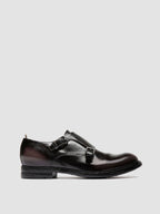 BALANCE 024 - Scarpe Monk in Pelle Nera