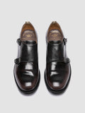 BALANCE 024 - Black Leather Monk Shoes - thumb image 2,side view