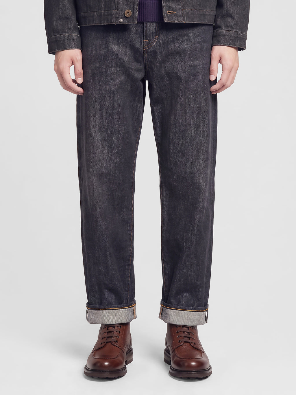 BALATA FLEXI 002 - Stivali Stringati in Pelle Marrone