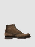BALATA FLEXI 002 - Stivali Stringati in Pelle Scamosciata Marrone