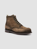 BALATA FLEXI 002 - Brown Suede Lace Up Boots - thumb image 3,side view