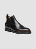 BARITON FLEXI 002 - Black Leather Chelsea Boots - thumb image 3,side view