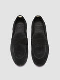 BILT 001 - Black Suede Penny Loafers - thumb image 2,side view