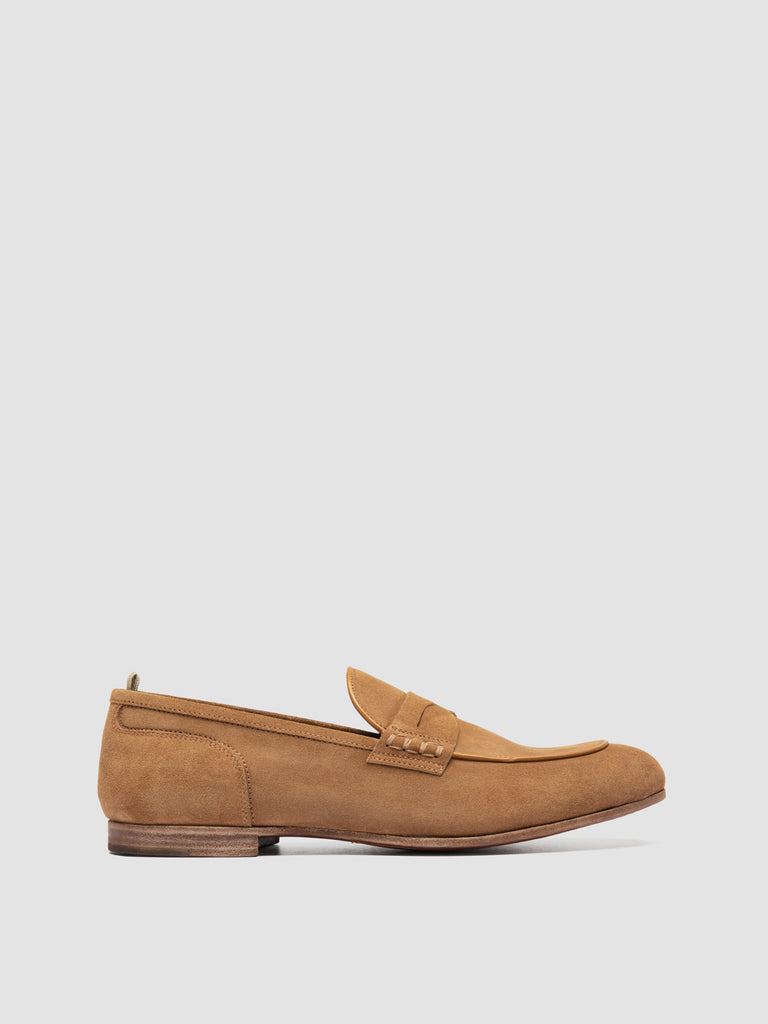 BILT 001 - Brown Suede Penny Loafers