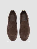 BILT 001 - Brown Suede Penny Loafers - thumb image 2,side view