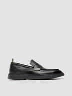 BONES 001 - Mocassini Penny in Pelle Nera
