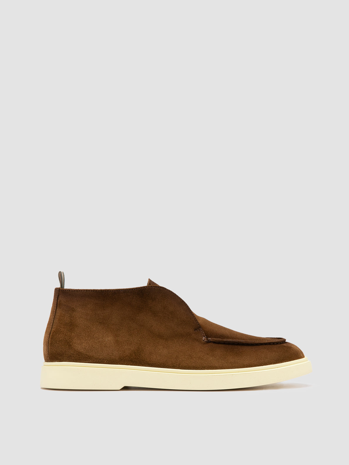 Officine Creative BONES 003 Stivaletti Chukka in Pelle Scamosciata Marrone