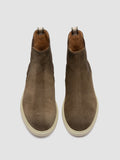 BONES 014 - Green Suede Chelsea Boots - thumb image 2,side view