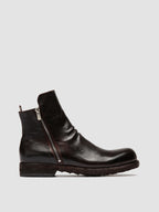 BULLA DD 105 - Brown Leather Zipped Boots