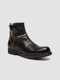 BULLA DD 113 - Stivaletti con Zip in Pelle Marrone - thumb image 3,side view