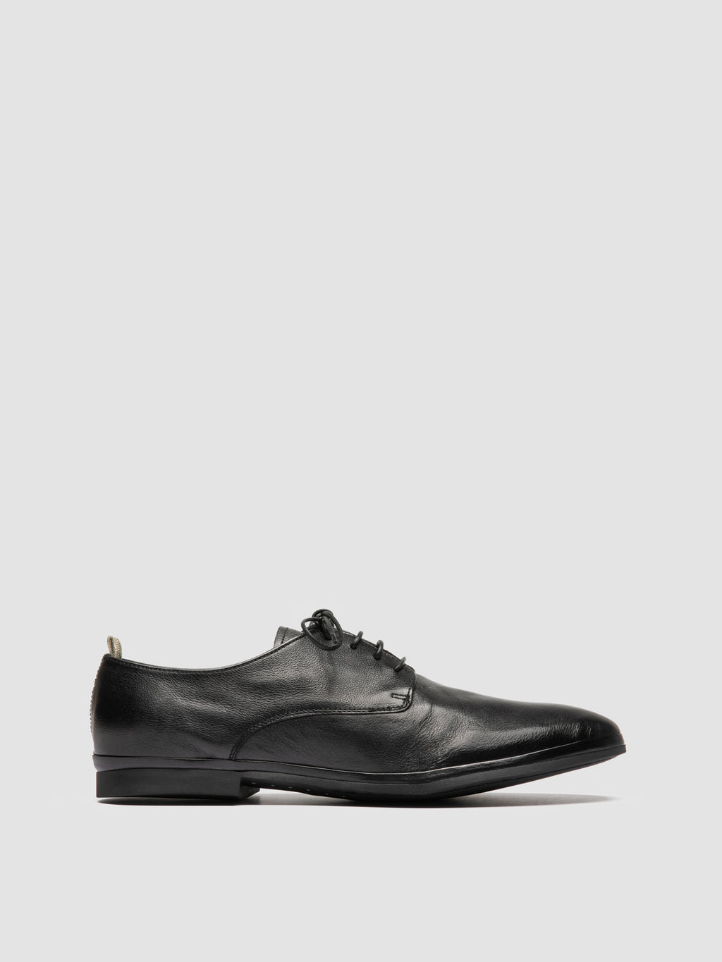 CALIFORNIA 007 - Black Leather Derby Shoes