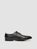 CALIFORNIA 007 - Black Leather Derby Shoes