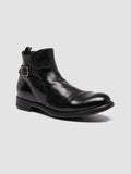CHRONICLE 068 - Stivali con Zip in Pelle Nera - thumb image 3,side view