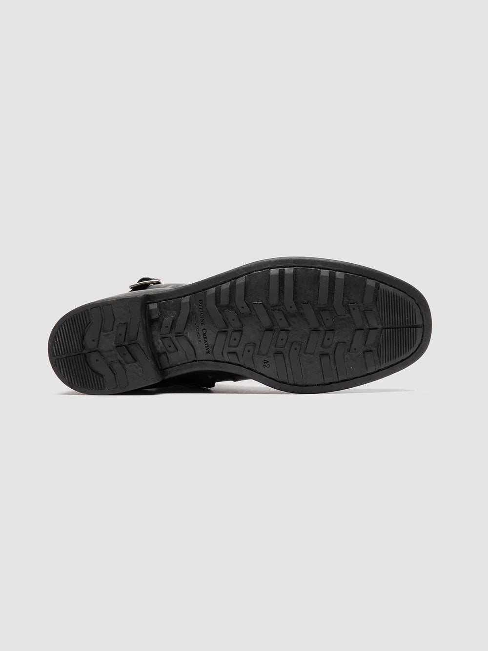 CHRONICLE 068 - Stivali con Zip in Pelle Nera - image 5,side view