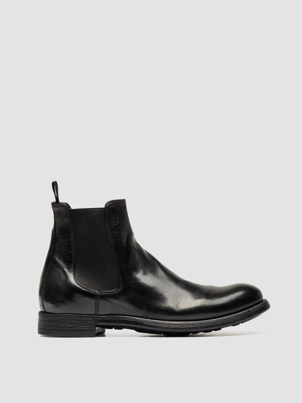 CHRONICLE 074 - Stivaletti Chelsea in Pelle Nera - image 1,side view