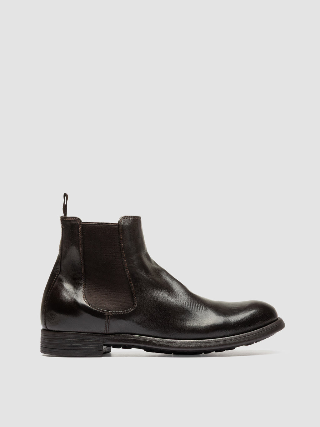 CHRONICLE 074 - Stivaletti Chelsea in Pelle Marrone - image 1,side view
