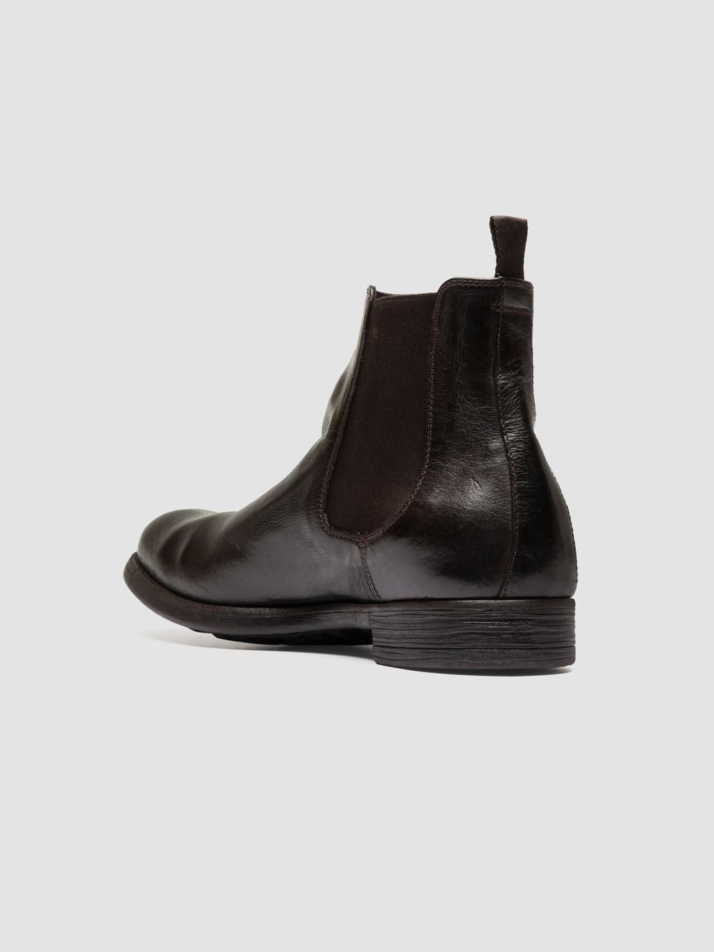 CHRONICLE 074 - Stivaletti Chelsea in Pelle Marrone - image 4,side view