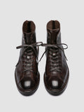 CONCEPT 001 - Brown Leather Zip Boots - thumb image 2,side view