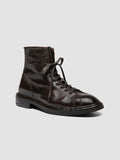 CONCEPT 001 - Brown Leather Zip Boots - thumb image 3,side view
