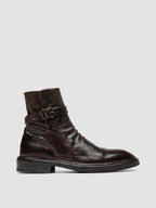 CONCEPT 003 - Stivali con Zip in Pelle Bordeaux