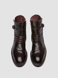 CONCEPT 003 - Burgundy Leather Zip Boots - thumb image 2,side view