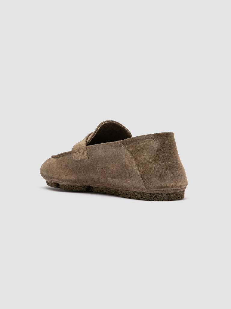 C-SIDE 001 - Taupe Suede Loafers Men Officine Creative - 4
