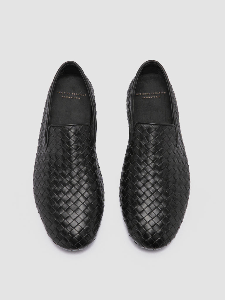 C-SIDE 002 - Black Leather Loafers Men Officine Creative - 2