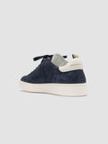 THE DIME 001 - Sneaker Basse in Pelle Scamosciata Blu