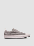 DUB 001 - Sneaker Slip-On in Camoscio e Pelle Grigia