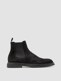 DUDE FLEXI 003 - Black Suede Chelsea Boots - thumb image 1,side view