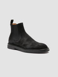 DUDE FLEXI 003 - Black Suede Chelsea Boots - thumb image 3,side view