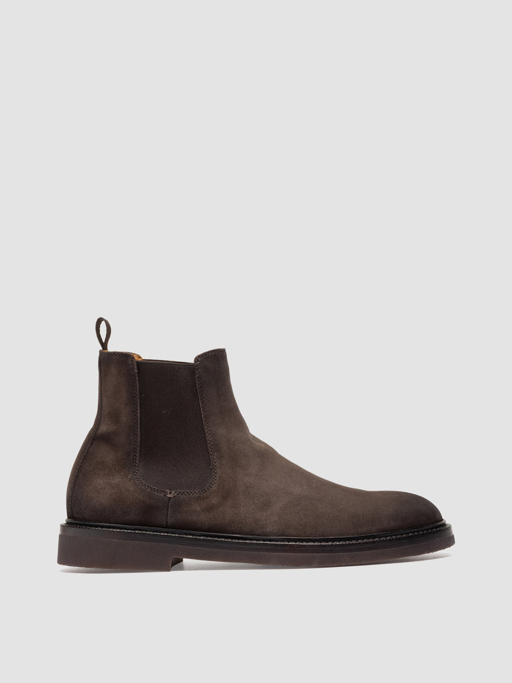 DUDE FLEXI 003 - Brown Suede Chelsea Boots - image 1,side view