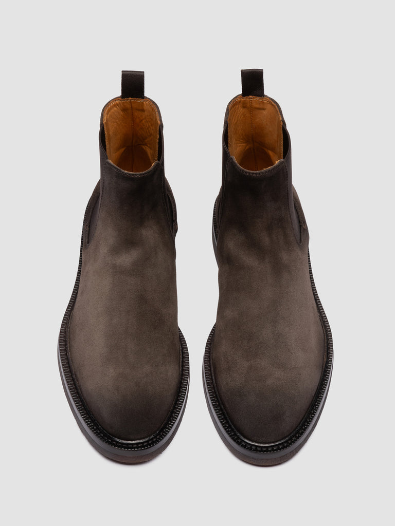 DUDE FLEXI 003 - Brown Suede Chelsea Boots