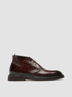 DUDE FLEXI 004 - Stivali Chukka in Pelle Bordeaux