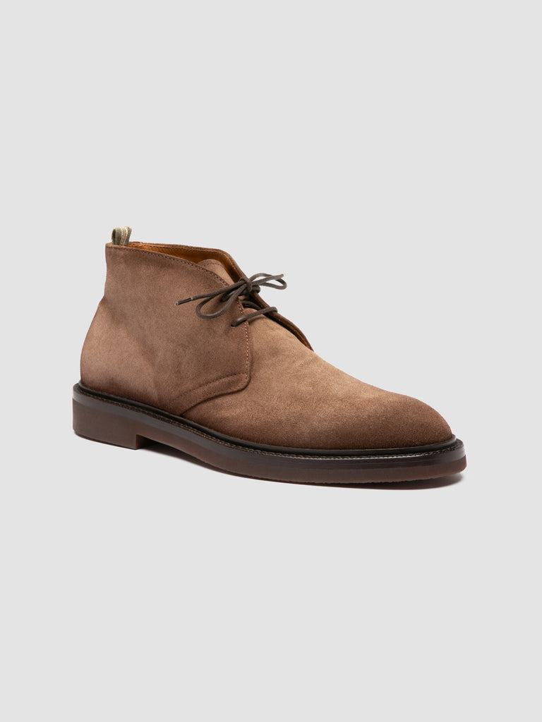 DUDE FLEXI 004 - Brown Suede Chukka Boots
