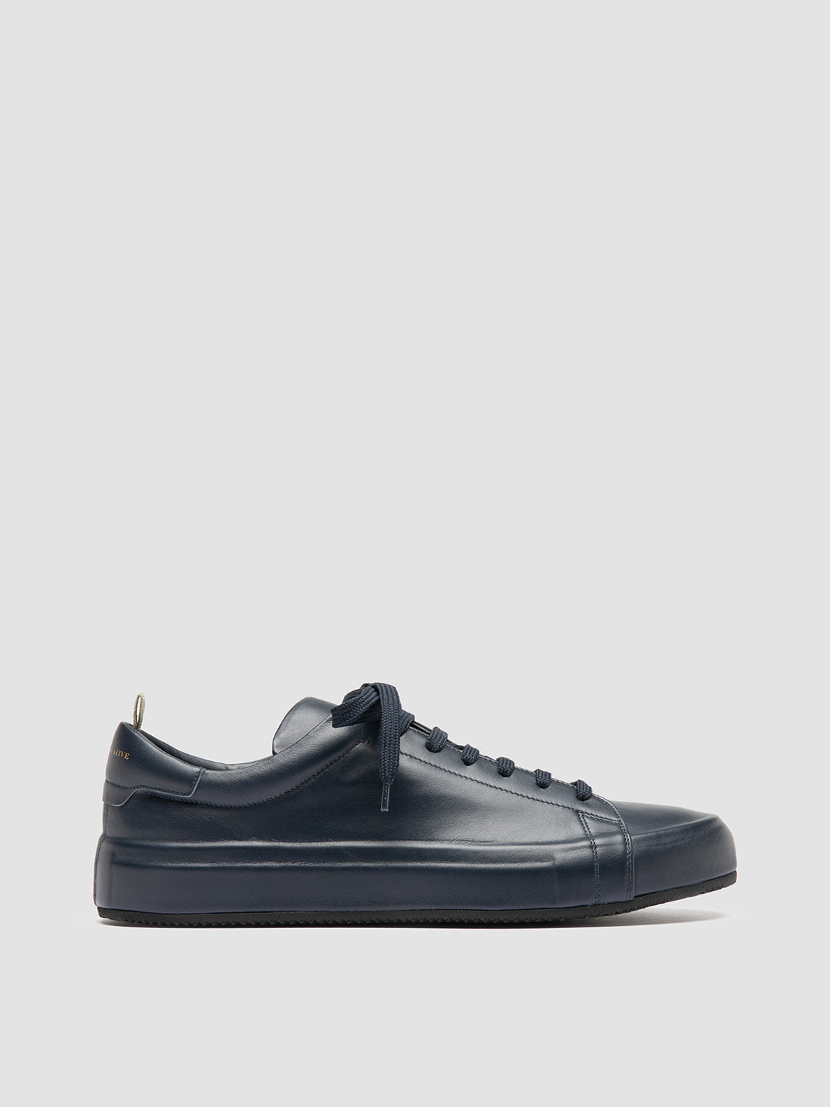 Officine Creative EASY 001 Sneakers Basse in Pelle Blu