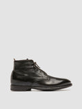 EMORY 023 - Stivali Stringati in Pelle Marrone