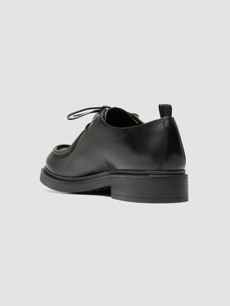 ENGINEER 002 - Black Leather Derby Shoes