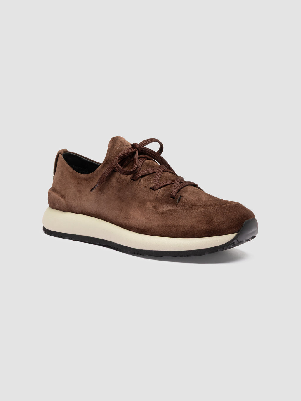 ENTIRE 001 - Brown Suede Sneakers - image 3,side view