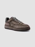 ERASER 001 - Sneaker Basse in Pelle Grigia - thumb image 3,side view