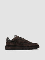 ERASER 001 - Sneaker Basse in Pelle Marrone