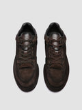 ERASER 001 - Brown Leather Low Top Sneakers - thumb image 2,side view
